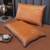 Funda de Almohada Refrigerante de Seda de Hielo para Verano 48X74cm Funda de Almohada de Esterilla de Ratán Fabricante Venta al por Mayor Esterilla de Almohada Refrigerante para Uso en el Hogar