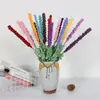 Producto Terminado al por Mayor Ramo de Lana Tejido a Mano Lavanda Flor Artificial Regalo del Día de San Valentín Decoración del Hogar Flor de Lana