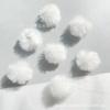 Bola de pelo de coelho imitação 3mm pingente de pelúcia bola de pelo artificial acessórios de joias faça você mesmo acessórios de cabelo antigos acessórios de coração de flores material