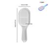 Ar almofada pente silicone molde diy cristal epóxi molde airbag massagem cabelo liso cabelo cacheado pente molde epóxi