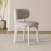 Silla Nórdica Moderna Minimalista para el Hogar de Madera Maciza Silla con Respaldo de Diseño Italiano de Lujo Ligero Silla de Comedor para Apartamento Pequeño