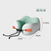 Almohada en Forma de U Espuma Viscoelástica Almohada Cervical de Viaje Almohada para Dormir Almohada para el Cuello Portátil Ligera para Niños Exterior