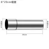 Tubo de escape para calentador de agua, anillo decorativo de fila fuerte, conector, codo telescópico, doble capa, estufa de gas de pared, tubo de humo, cinta
