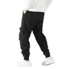 Pantalones Jogger Casuales de Color Sólido Versátiles para Hombre de Verano Transfronterizos 2026 con Cordón, Pantalones Cargo Elegantes para Viajar, Trendy en Stock