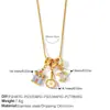 Moda Europea y Americana Estilo Dulce DIY Desmontable Sandía Oso Perla Colgante Multiforme Collar Versátil para el Día a Día