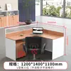 Mobiliario de Oficina al por Mayor Escritorio de Esquina para Personal Escritorio de Oficina Simple Moderno con Veta de Madera Estación de Empleado de Oficina Escritorio de Computadora Silla