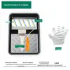Rolo para tinta látex, tintas, revestimentos, 4 polegadas, 6 polegadas, 8 polegadas, 9 polegadas, 10 polegadas, 12 polegadas, pincel extra longo fino para paredes.