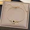 Pulsera Meichen Estilo Europeo Americano Color Dorado 18K Resistente al Desgaste para Mujer Sencilla Versátil Personalidad Moda Lujo Ligero Joyería Transfronteriza