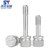 Tornillo de acero inoxidable 304 ranurado anti-aflojamiento de giro manual moleteado no saliente tornillo alargado GB839 M2.5-M8