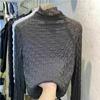 Camisa com Gola de Pêlo de Seda Anti-gancho Base de Renda Top Outono Novo para Mulheres