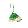 Chaveiro de tartaruga fofa transfronteiriça Mini tartaruga de lã de crochê Boneca de desenho animado Bolsa criativa Pingente finalizado