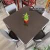 Tablero cuadrado impermeable para mesa, mesa de mahjong de metal, juego de mahjong de madera, nueva cubierta para mesa de comedor, resistente al calor, resistente al desgaste y engrosada