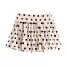 Roupas Femininas Europeias e Americanas Transfronteiriças AliExpress INS Estilo Quente Fashionável Moda Casual Fofo Bolinhas Calças Saia Balão