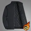 Abrigo de invierno 2022 para hombres de mediana edad y ancianos, ropa para personas mayores, padre y abuelo, abrigo acolchado cálido de algodón de talla grande para hombre