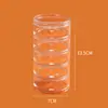 Gran No. 2 5 caja de pulsera redonda transparente de una pieza cosméticos para el cuidado de la piel caja de embalaje de botella vacía venta al por mayor