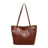 Bolso Grande Texturizado para Mujer 2026 Otoño Nuevo Estilo Moda Bolso de Hombro para el Trabajo Color Sólido Elegante Bolso de Mano