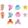 Mundo Subaquático Desenho Animado Acessórios para Nail Art Concha Estrela do Mar Cavalo-Marinho Concha Fofa Acessórios para Unhas Acessórios