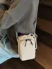 Bolsa Mini Celular Casual com Cordão e Bolso 2025 Nova Textura Leve Bolso com Múltiplas Abas Bolsa de Ombro para Calça para Mulheres