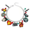Nuevo Protagonista de Película y TV de Marvel Spider-Man Iron Man Pulsera Vengadores Regalo Pulsera de Dama Venta al por Mayor