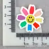 Pasador Cabeza Sonriente Adorno para el Cabello Material Nube Accesorios para el Cabello de Bebé Amor Hecho a Mano Girasol DIY Infantil Parche para Zapato Croc