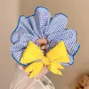Estilo Relaxado Scrunchie Grande Estilo Coreano Elástico de Cabelo Oversized com Toque de Luxo para Meninas, Corda de Cabelo de Lenço Quadrado, Elástico de Cabelo, Acessório de Cabelo