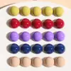 Dulces, Geniales, Lindos, Versátiles Redondos de Acrílico de 12 mm Pintados en Spray Semiredondos Accesorios Materiales para Aretes DIY