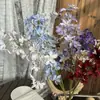 Orquídeas Lirios Artificiales de Tallo Largo para Decoración de Techo de Salón de Bodas, Decoraciones Guía para Techos Altos, Flores Artificiales para Mesa de Hotel