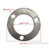 Tubo Redondo de Aço Inoxidável Espessado Placa de Flange Fixa Coluna de Corrimão de Guarda-Corpo de Escada Base de Pé Fixa com Placa Inferior Redonda