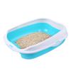 Bandeja para Arena de Gato Anti-salpicaduras Completa Semi-cerrada Inodoro Grande para Gato tamaño pequeño Bandeja para Arena de Gato Bandeja para Arena de Gato Suministros para Mascotas Gato