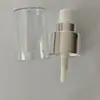 Bomba Electrodinámica de Polvo de Aluminio de 24 Dientes con Cubierta Transparente de Plástico, Cabezal de Bomba de Presión para Loción/Aceite Esencial, Boquilla de Spray de Niebla Fina Cosmética