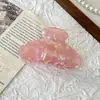 2025 Transfronteiriço Novo Grampo de Cabelo Acrílico Cor Sereia Atrás da Cabeça Prendedor Simples Elegante Prendedor de Cabelo Médio Tubarão