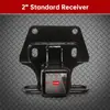 Receptor de enganche para remolque de parachoques trasero multifuncional con kit de enganche de asiento de bola de 5.1 cm kit de enganche