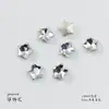 Nuevo borde de guía de fondo plano uña de estrella de cinco puntas Diamante k9 gordo cinco estrellas Diamante de Cristal uña de desgaste pegamento accesorios de diamante decoraciones