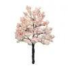 4-9cm de altura Modelo de mesa de areia árvores pequenas Plantas de paisagem árvores Jardim Árvores de flor de cerejeira Árvores de flor de arame Árvores de arame