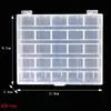 Set de Caja de Bobinas: Caja de Almacenamiento Transparente de Alta Calidad con 48/36 Ranuras para Carretes (No se incluyen bobinas) Fabricante de 25 Ranuras