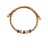 Pulsera Simple de Hilo Rojo de la Suerte para el Año del Caballo, Hilo Sencillo para la Buena Fortuna, Pulsera de Hilo Rojo para el Festival del Bote del Dragón, Pulsera de Hilo de Cinco Colores, Pulsera para Bebé