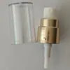 Bomba de Polvo Brillante de 20 Dientes como Cabezal de Bomba de Prensa de Loción de Cobertura Total Transparente Bomba de Crema Cosmética Brillante Bomba de Polvo Bomba de Spray