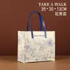 Bolso Tote de Lona y Piel, Bolso de Mano de Moda de Gama Alta, Bolsa de Compras, Bolsa Ecológica, Bolso de Lona de Gran Capacidad