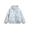 VVSMARS Moda Nacional Abrigo Americano Casual Invierno Chaqueta Acolchada de Algodón Ropa de Pan para Hombre y Mujer Abrigo Acolchado de Algodón con Capucha Desmontable 1093
