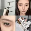 HERORANGE ~ crema para cejas de pintura natural experta es extremadamente fina y duradera, resistente al agua y al sudor, no se desvanece fácilmente, color marrón rosado grisáceo en polvo