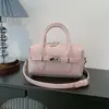 Bolsa Boston Feminina Super Popular Primavera e Verão 2026 Nova Versátil Bolsa Transversal Pequena Tote para o Dia a Dia Bolsa Almofada