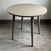 Juego de Plástico para Reuniones de Ocio al Aire Libre con Mesa Redonda Pequeña y Sillas para Balcón, Popular en Cafeterías de Té de Leche de Moda, Mesa de Comedor Simple para Uso al Aire Libre