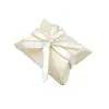 Caja Mini Almohada Estilo Europeo Caja de Dulces Bronceada Caja Pequeña para Boda Cartón de Empaque para Chocolate Hershey Caja de Diamantes