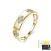 Anel de prata 925 pura com moissanita lisa, anel simples e elegante com pedra incrustada, joia de prata de nicho para mulheres, em estoque na fábrica