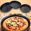 Prato de pizza assado Prato de panqueca doméstica Placa de cozimento de embriões Forno Air Fryer Prato de pizza Placa de cozimento de aço carbono preto Molde de cozimento