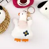 Pingente de Pelúcia Cartoon Sanrio, Pingente Fofo de Urso Morango para Bolsa, Broche de Cabeça de Animal Pequeno, Acessórios, Acessórios para Roupas