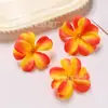Flor Artificial 8cm Plumeria Guirnalda DIY Pasador Accesorios Tocado Playa Seaside Flor Artificial Decoración Boda Flores