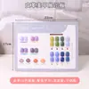 Paleta de Cores para Nail Art em Couro Display Board Esmalte em Gel Cartão de Cores Amostra Rack de Exibição Moldura de Foto Acrílica Livro de Mesa