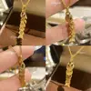 Colar da Moda Livro Vermelho Pequeno Moedas dos Cinco Imperadores Peixe Dourado para Mulheres com Design de Ano de Abundância, Mesmo Estilo da Loja de Ouro