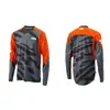 Ropa para Carreras Todoterreno Transfronterizas, Tallas Europeas y Americanas, Camiseta de Manga Larga Versátil y Elegante, que Absorbe el Sudor, Transpirable, Cómoda, Ropa de Descenso Hecha a Medida
